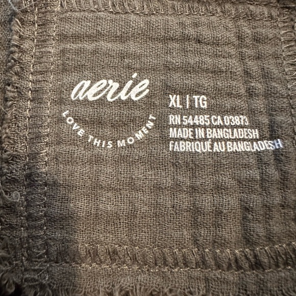 Aerie Olive Green Button-Up Jacket - Picture 3 of 5